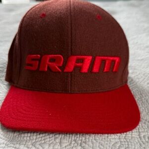 Red and Brown SRAM Felt Hat